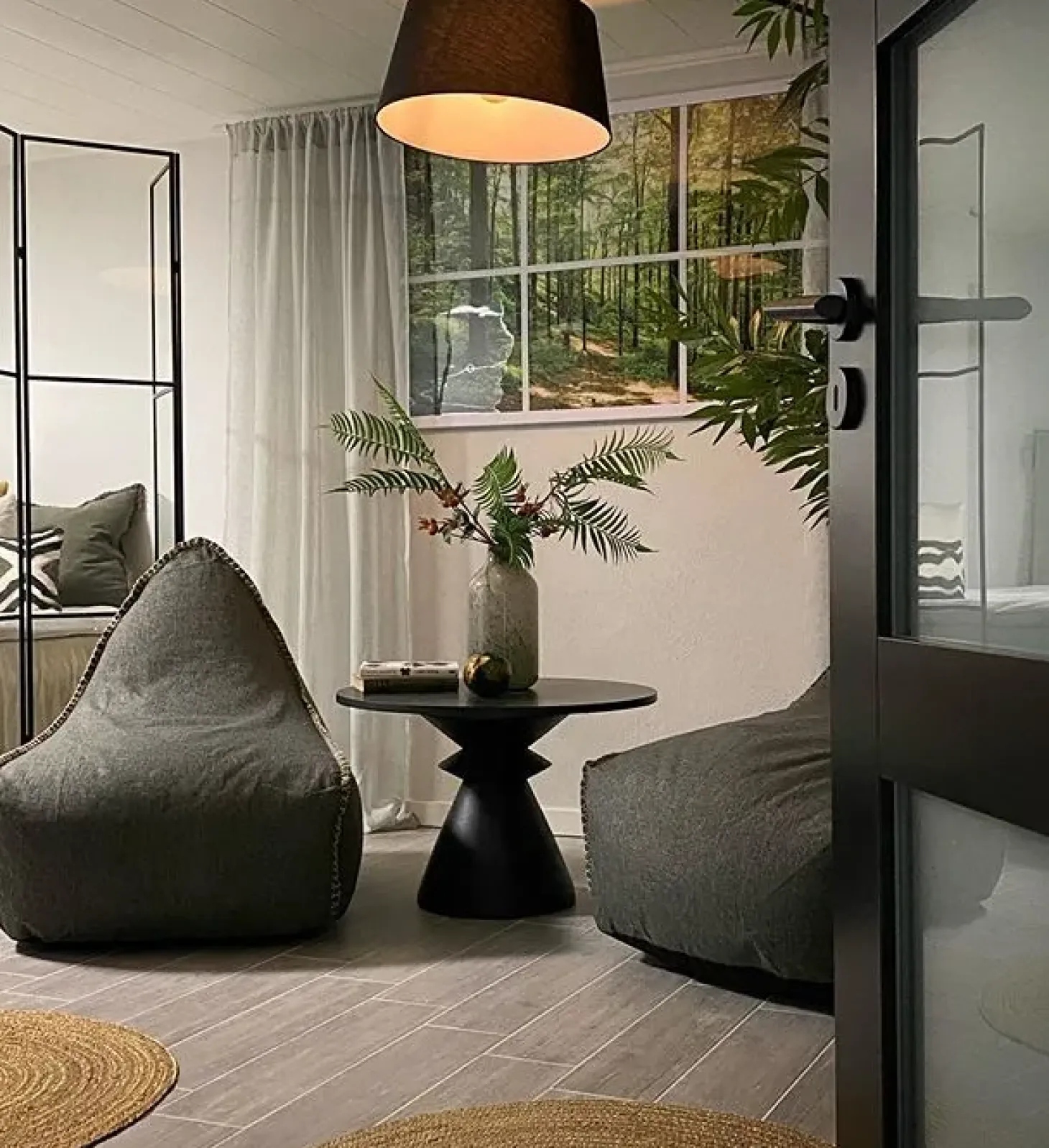 Lampa podłogowa BENUE Metal Czarny