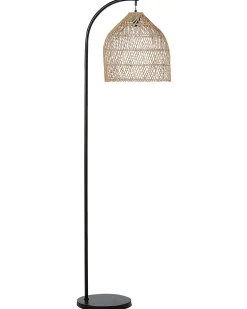 Lampa podłogowa BERNICA Rattan Naturalny
