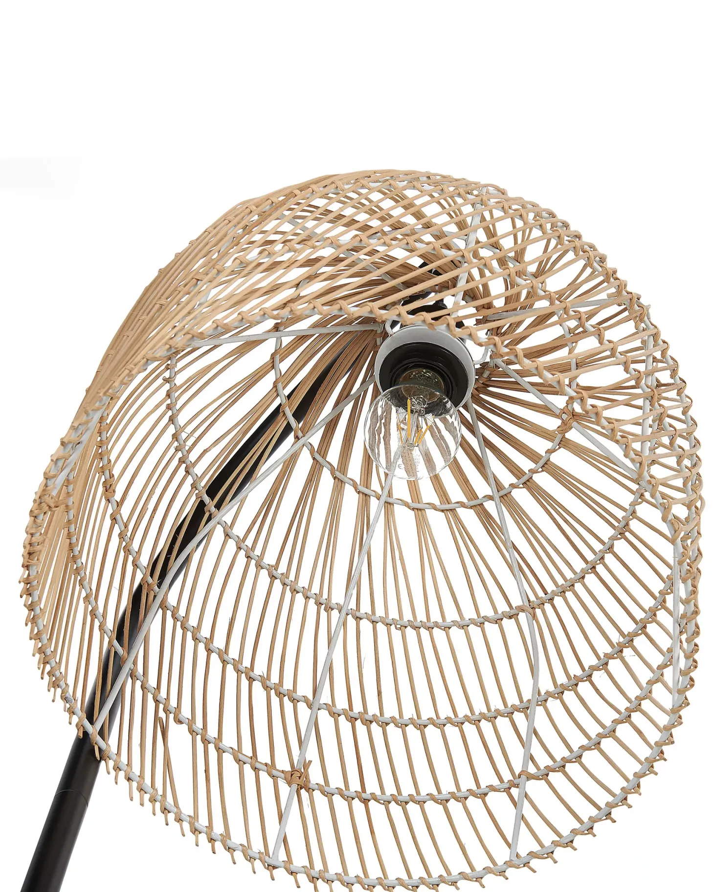 Lampa podłogowa BERNICA Rattan Naturalny