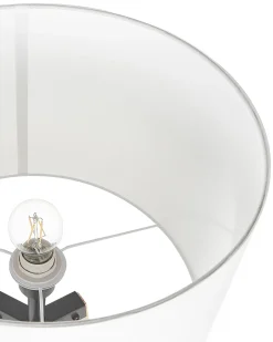 Lampa podłogowa BLUFF Drewno sosnowe Biały