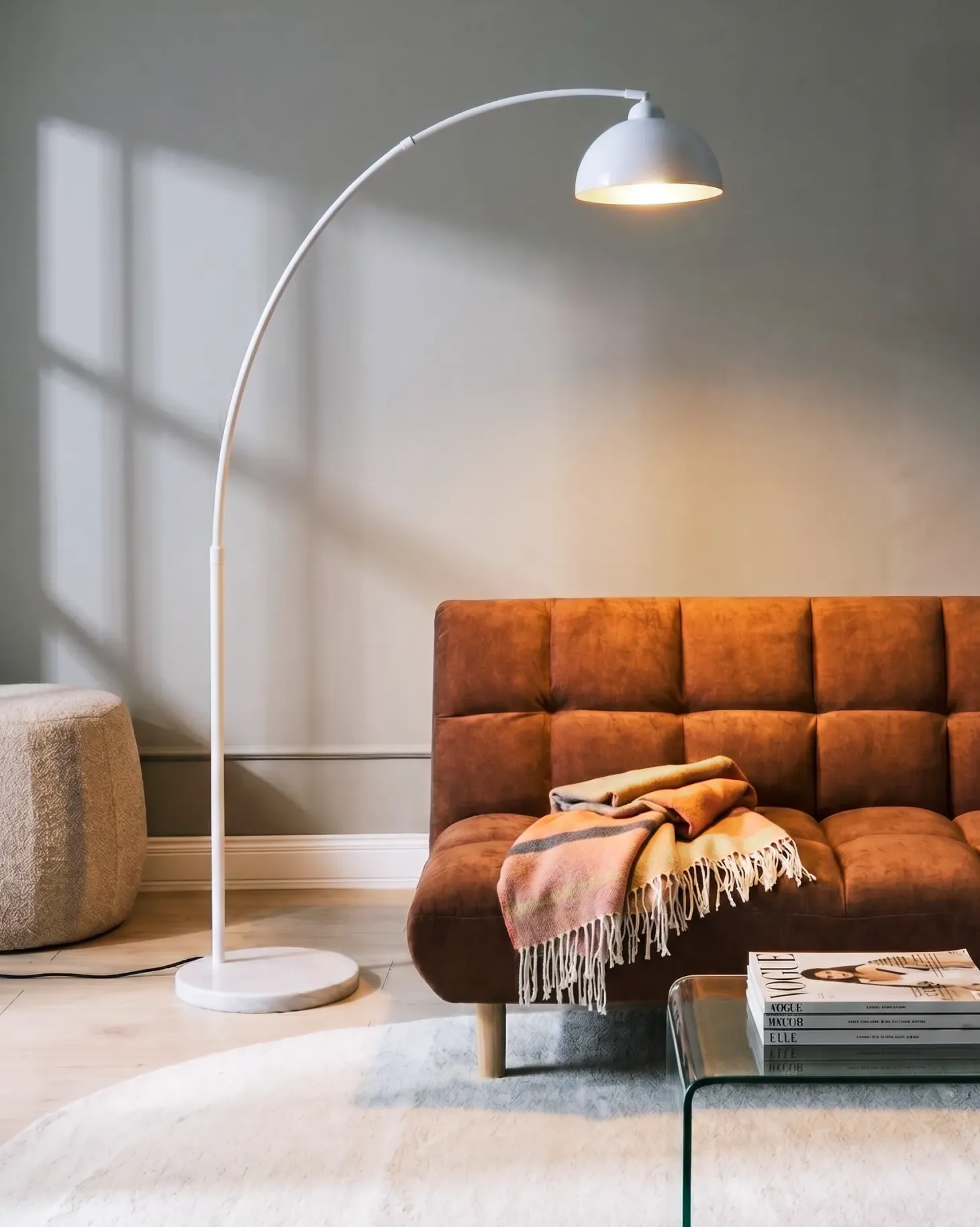 Lampa podłogowa CAGAYAN Metal Biały