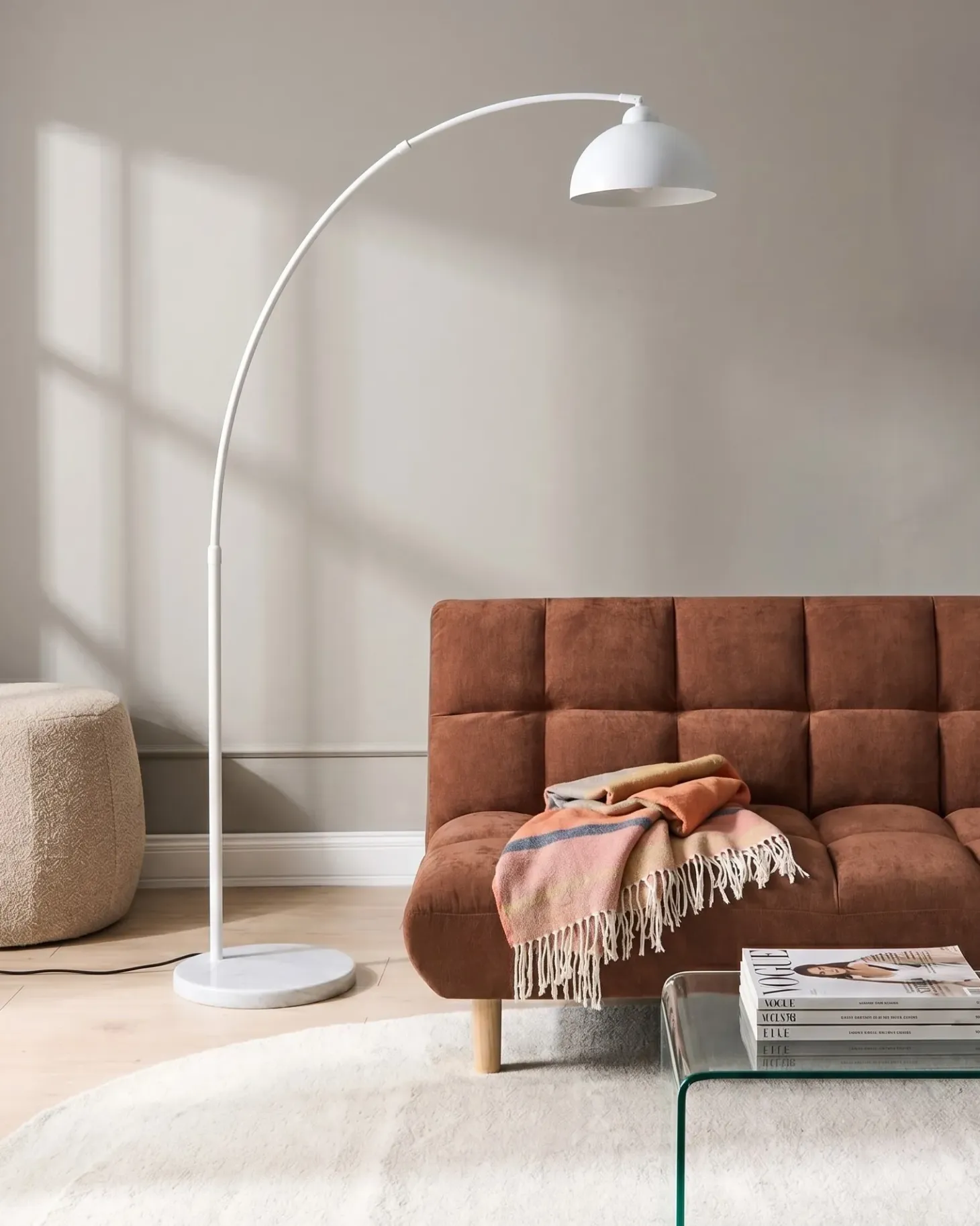 Lampa podłogowa CAGAYAN Metal Biały