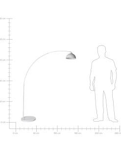 Lampa podłogowa CAGAYAN Metal Biały
