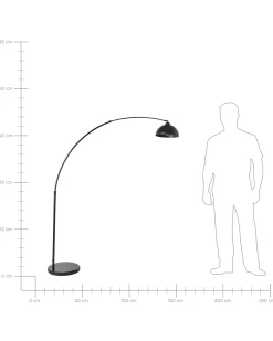 Lampa podłogowa CAGAYAN Metal Czarny