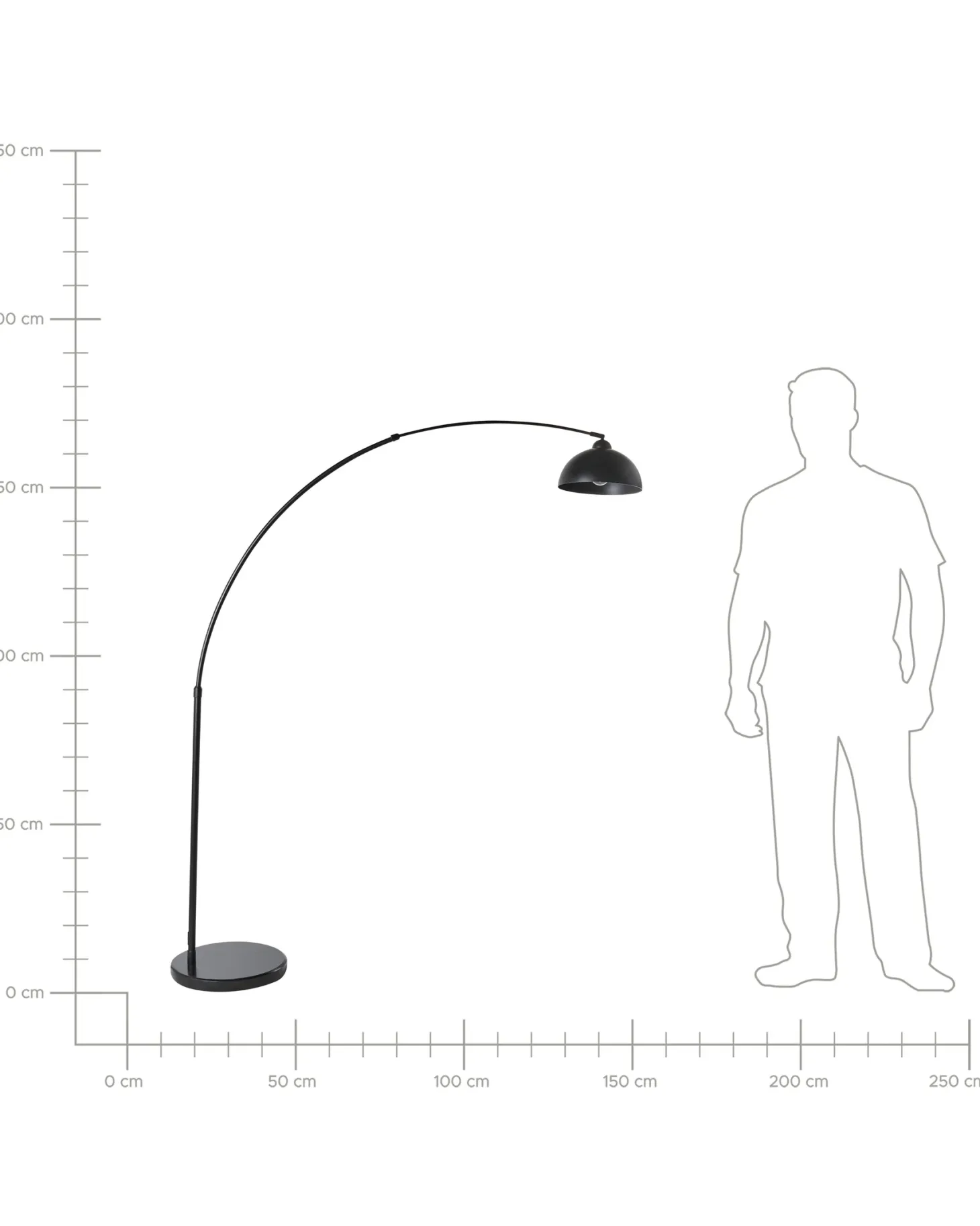 Lampa podłogowa CAGAYAN Metal Czarny