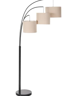 Lampa podłogowa CARONI Len Beżowy