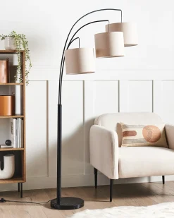 Lampa podłogowa CARONI Len Beżowy