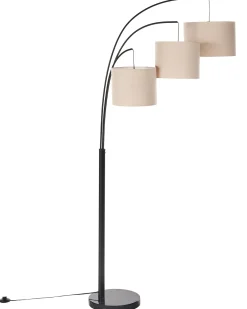 Lampa podłogowa CARONI Len Beżowy