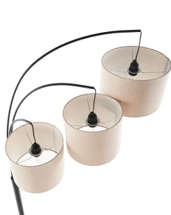 Lampa podłogowa CARONI Len Beżowy