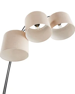 Lampa podłogowa CARONI Len Beżowy