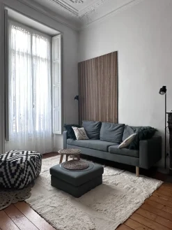 Lampa podłogowa CORBONES Regulowana Metal Czarny