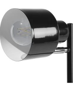 Lampa podłogowa CORBONES Regulowana Metal Czarny