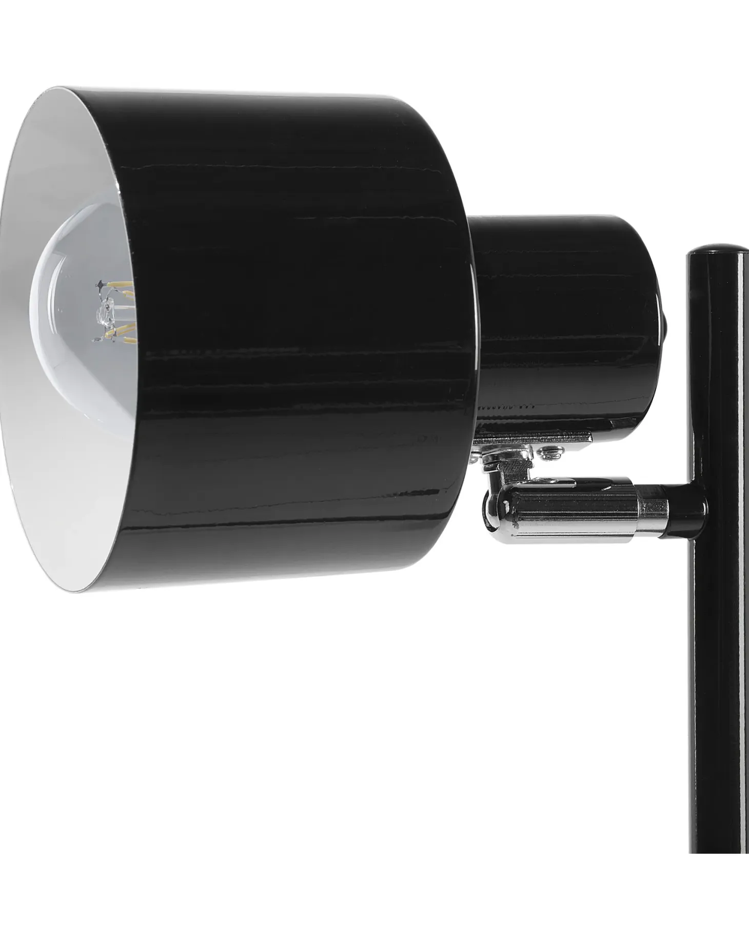 Lampa podłogowa CORBONES Regulowana Metal Czarny