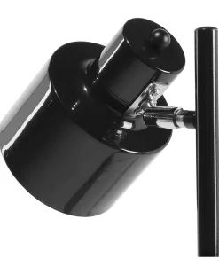 Lampa podłogowa CORBONES Regulowana Metal Czarny