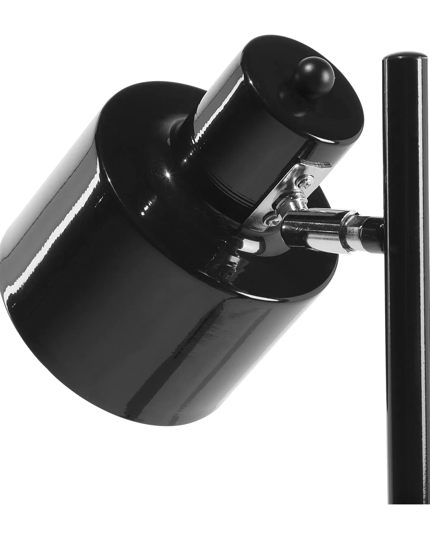Lampa podłogowa CORBONES Regulowana Metal Czarny
