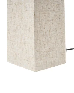 Lampa podłogowa DEMBI Len syntetyczny Jasnobeżowy
