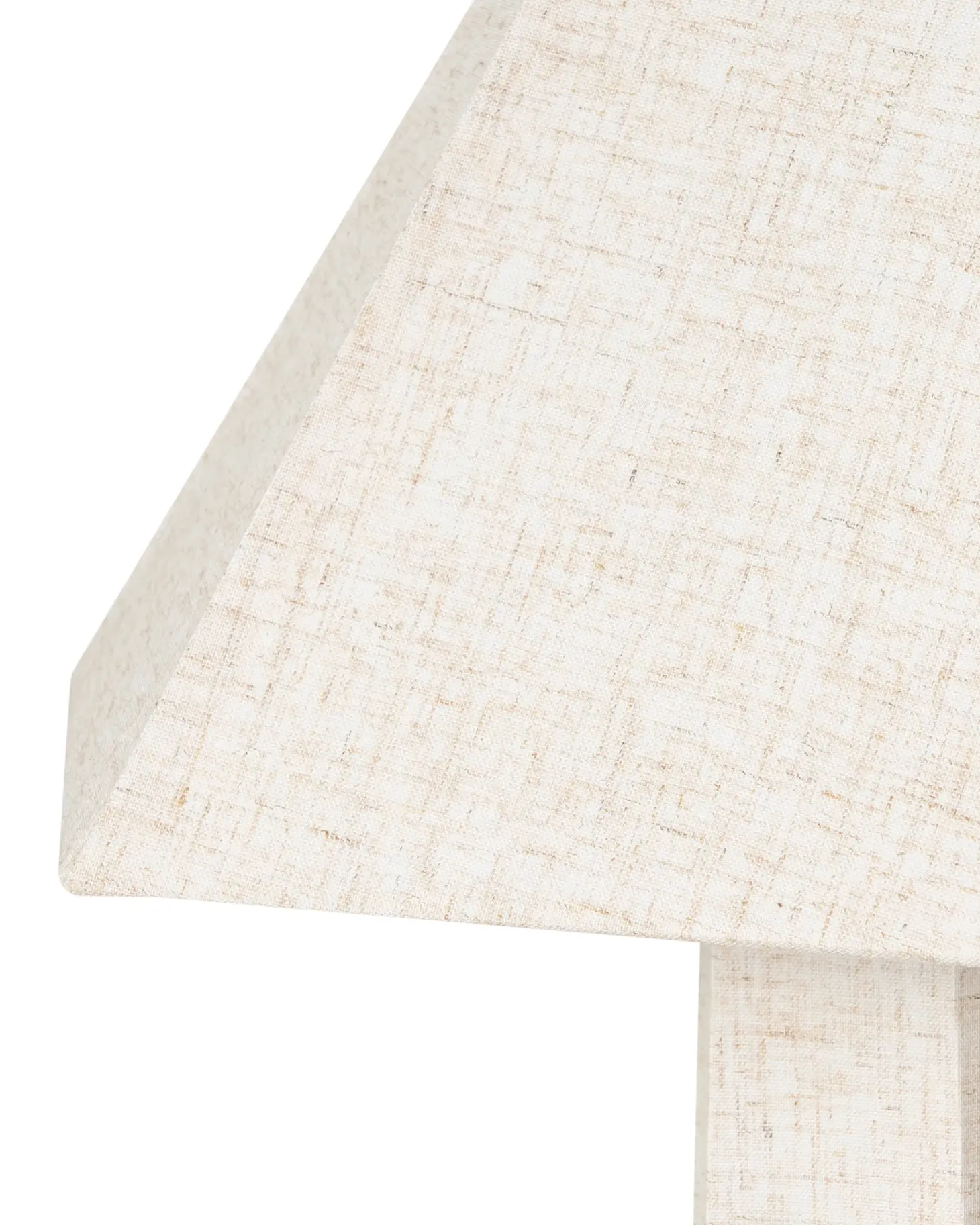Lampa podłogowa DEMBI Len syntetyczny Jasnobeżowy