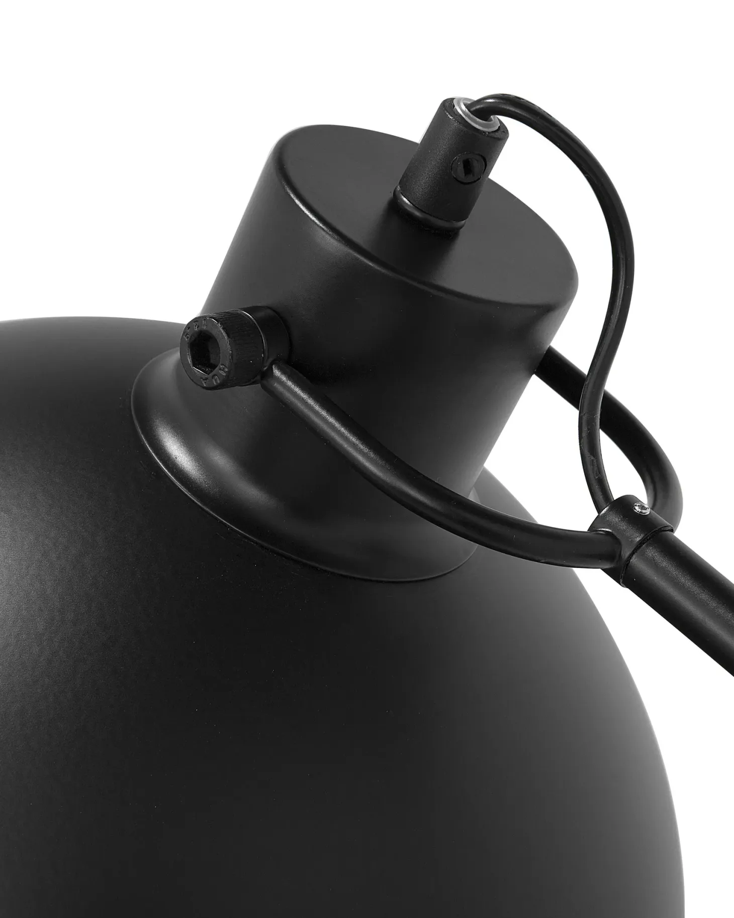 Lampa podłogowa DINTEL Metal Czarny