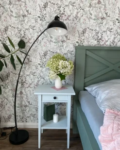 Lampa podłogowa DINTEL Metal Czarny