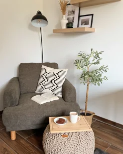 Lampa podłogowa DINTEL Metal Czarny