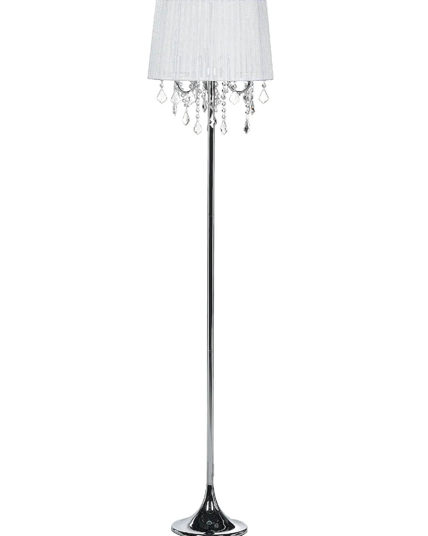 Lampa podłogowa EVANS Metal Biały