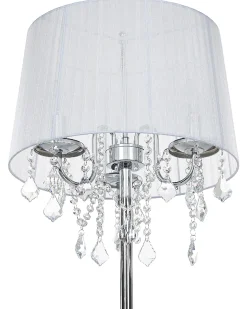 Lampa podłogowa EVANS Metal Biały