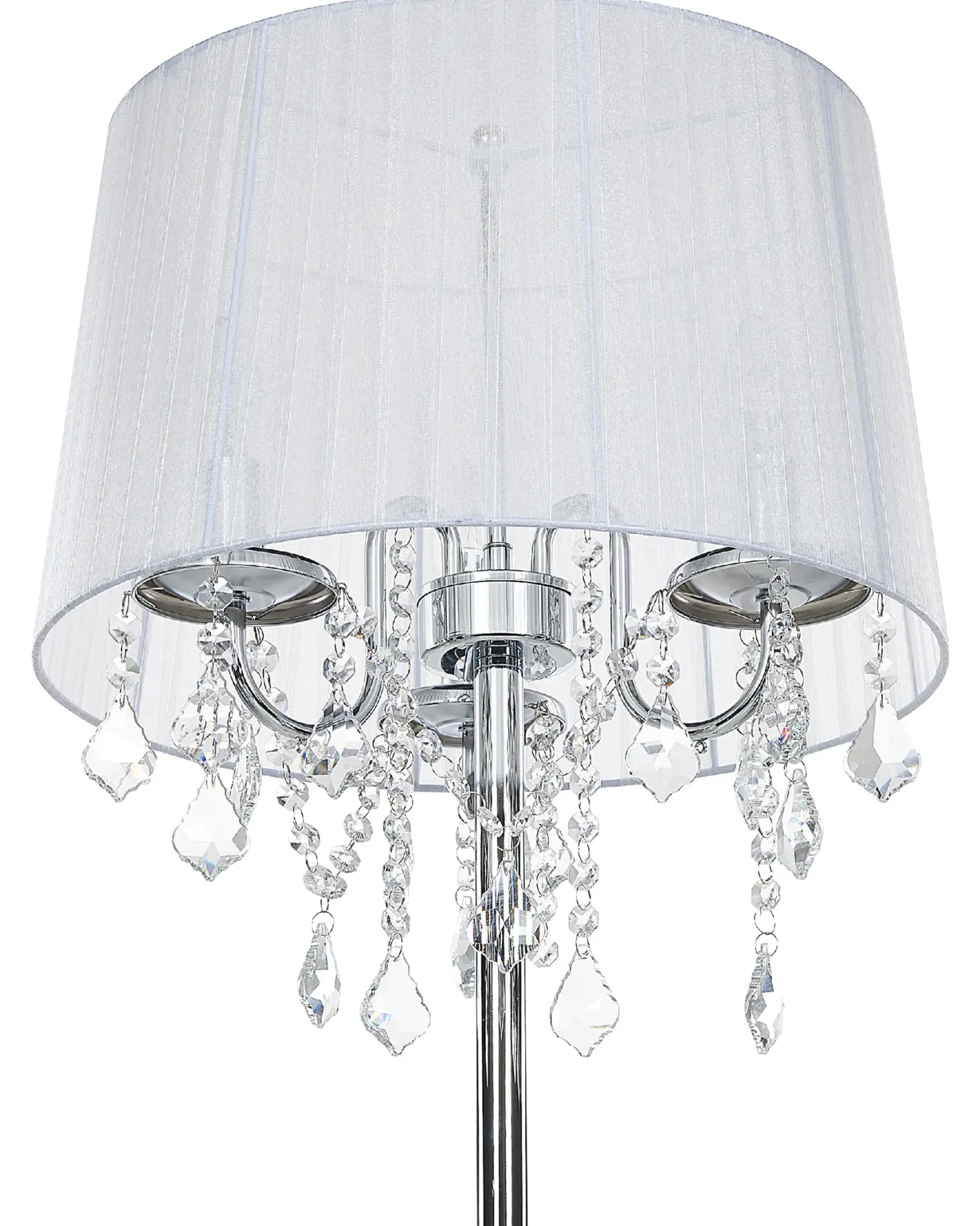 Lampa podłogowa EVANS Metal Biały