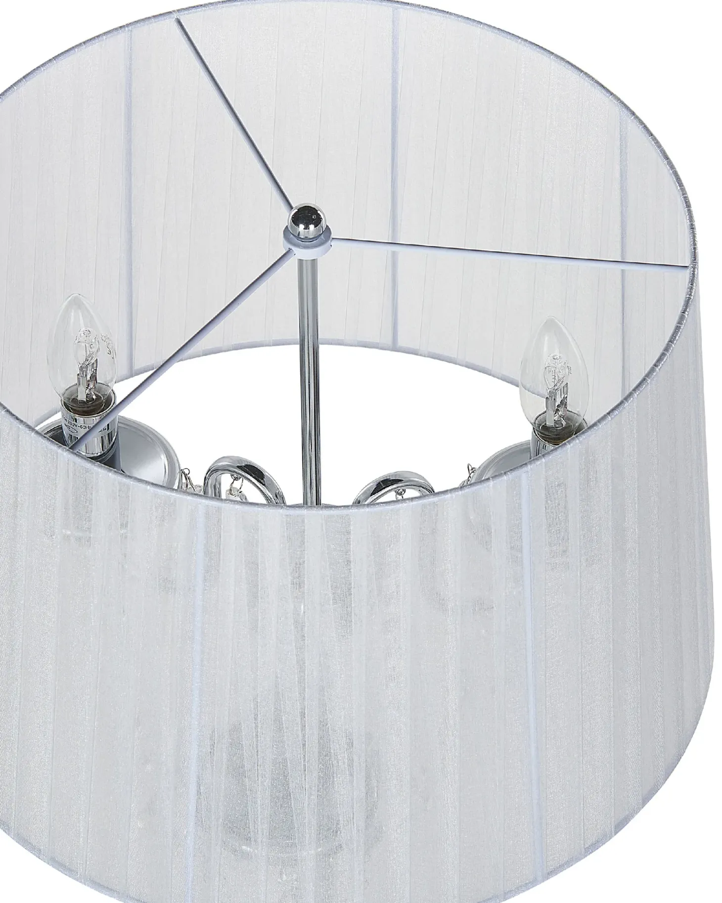 Lampa podłogowa EVANS Metal Biały