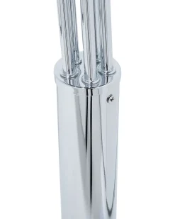 Lampa podłogowa FLINDERS Regulowana Metal Srebrny