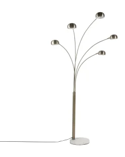 Lampa podłogowa FLINDERS Regulowana Metal Złoty