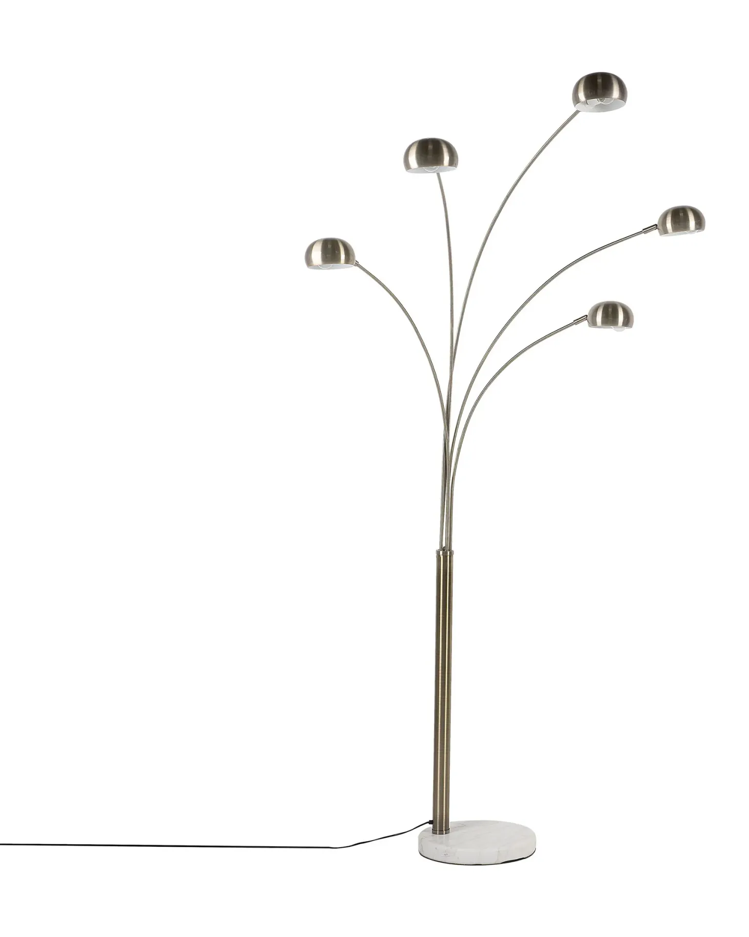 Lampa podłogowa FLINDERS Regulowana Metal Złoty