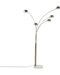 Lampa podłogowa FLINDERS Regulowana Metal Złoty