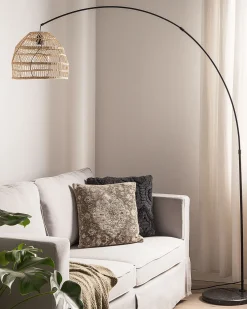 Lampa podłogowa GUAVIARE Rattan Beżowy