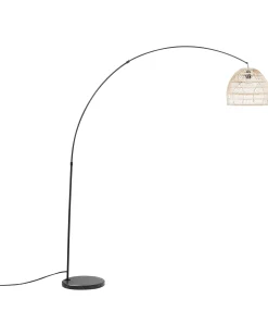 Lampa podłogowa GUAVIARE Rattan Beżowy