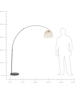 Lampa podłogowa GUAVIARE Rattan Beżowy