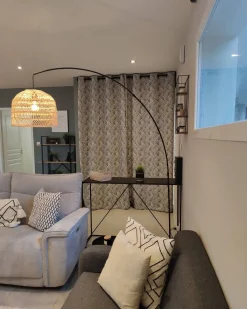 Lampa podłogowa GUAVIARE Rattan Beżowy