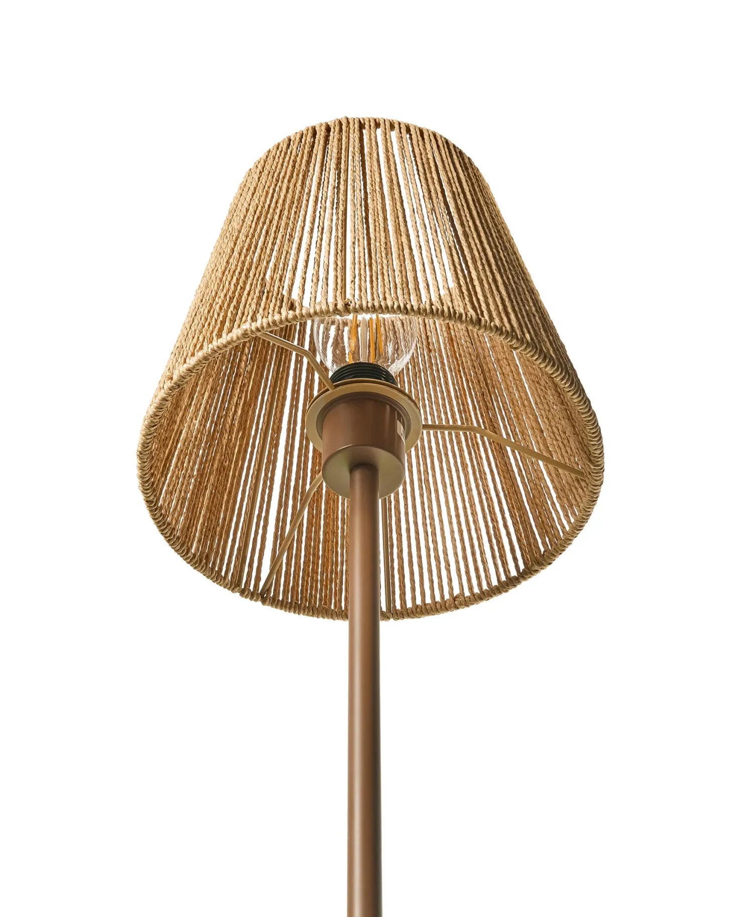 Lampa podłogowa HANGER Metal Brązowy