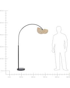 Lampa podłogowa HERRON Naturalny