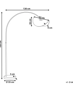 Lampa podłogowa HERRON Naturalny