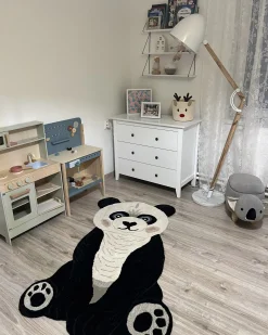 Lampa podłogowa HETTON Regulowana Drewno dębowe Biały