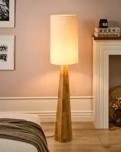 Lampa podłogowa ILALA Drewno Naturalny
