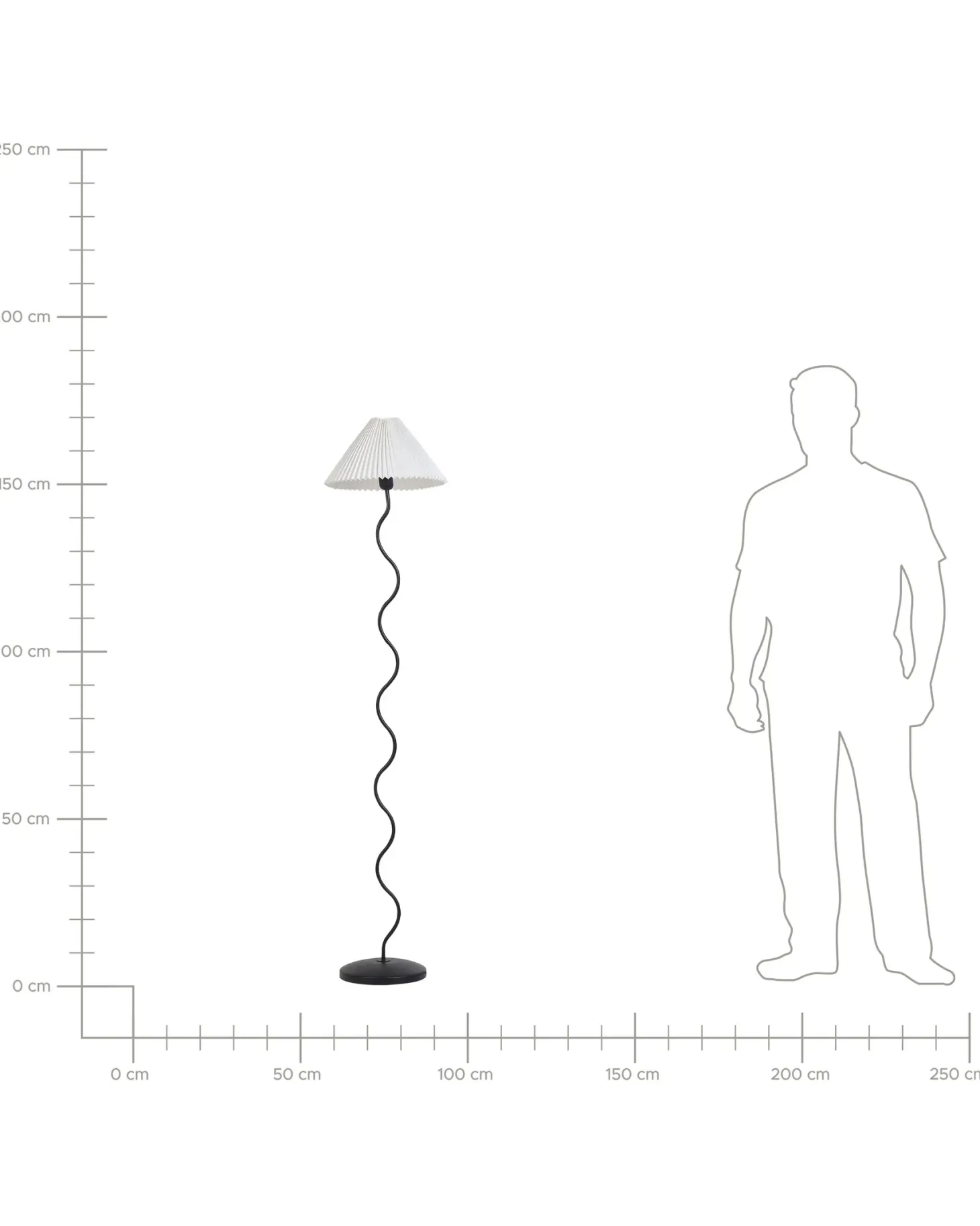 Lampa podłogowa JIKAWO Metal Czarny