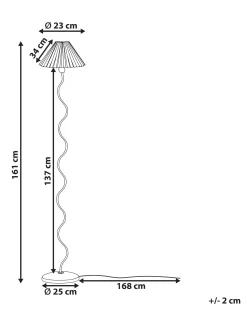 Lampa podłogowa JIKAWO Metal Czarny