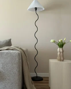 Lampa podłogowa JIKAWO Metal Czarny