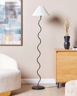 Lampa podłogowa JIKAWO Metal Czarny