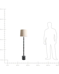 Lampa podłogowa KRIOS Metal Czarny