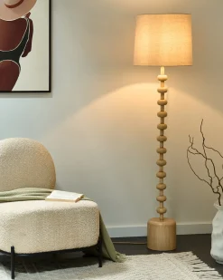 Lampa podłogowa KRIOS Metal Jasnobrązowy