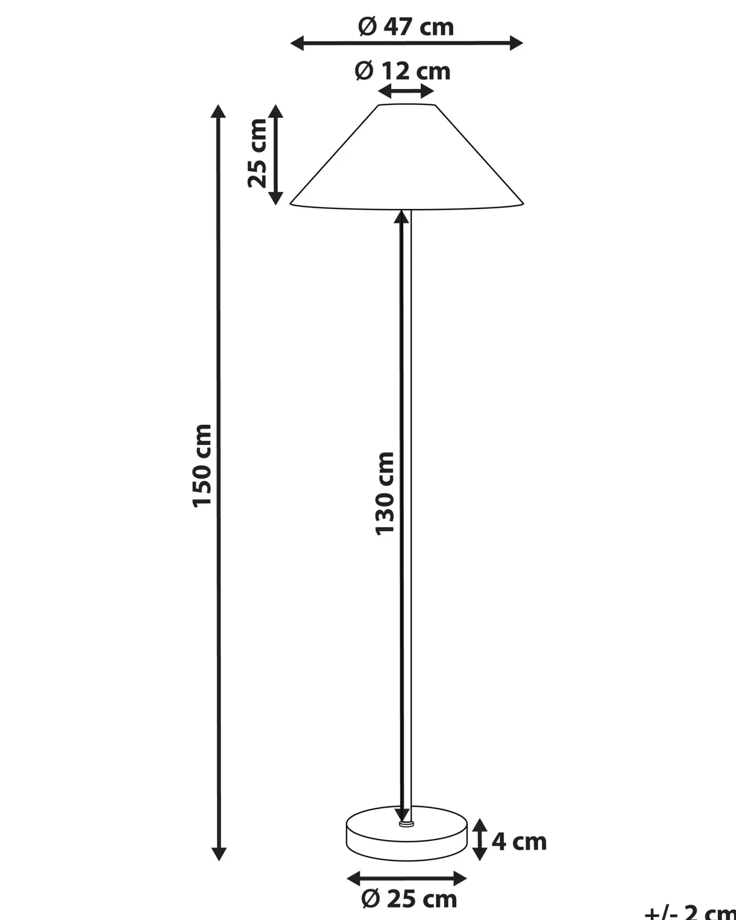 Lampa podłogowa KYOGA Papierowa plecionka Beżowy