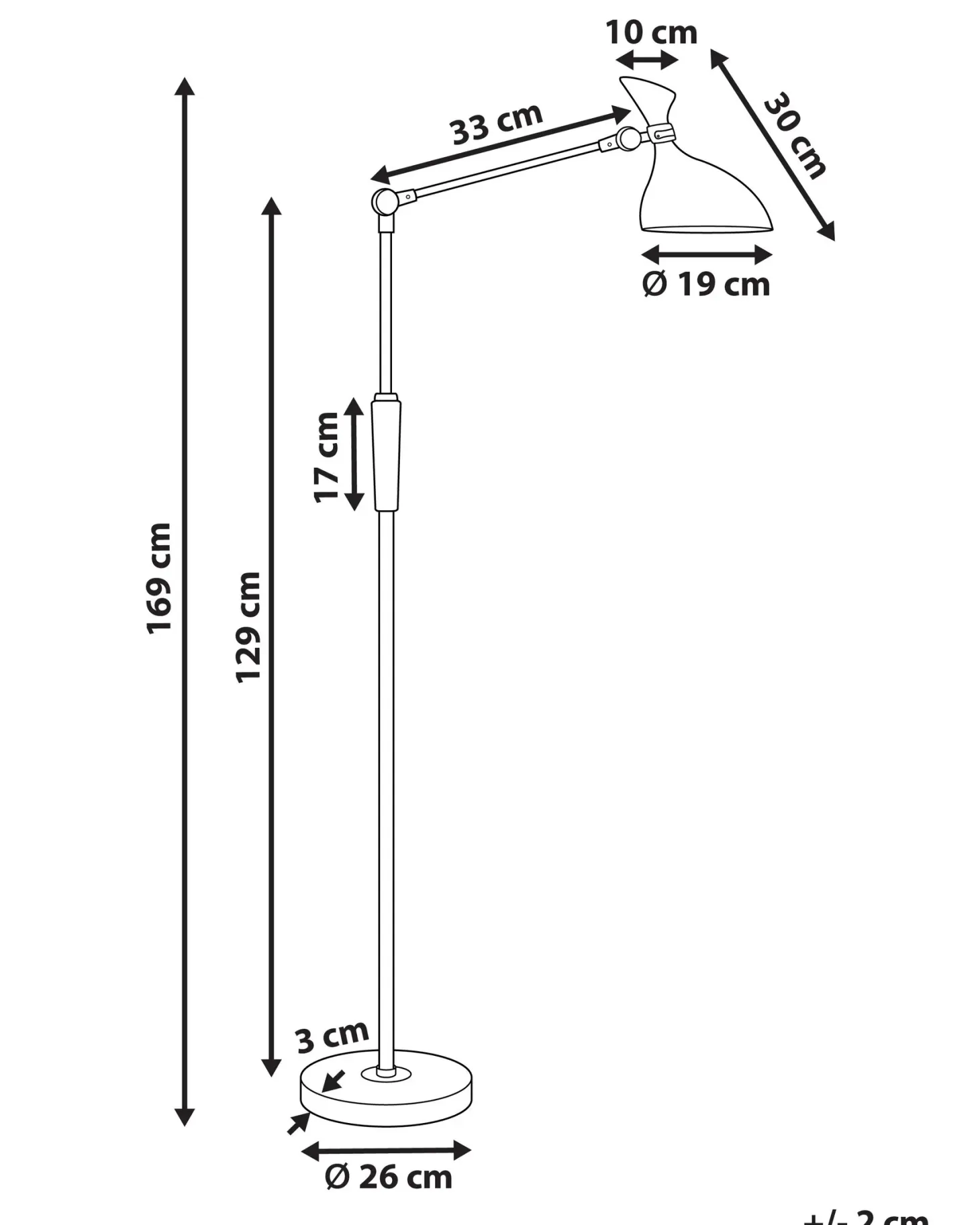 Lampa podłogowa LED ANDROMEDA Ze ściemniaczem Metal Biały