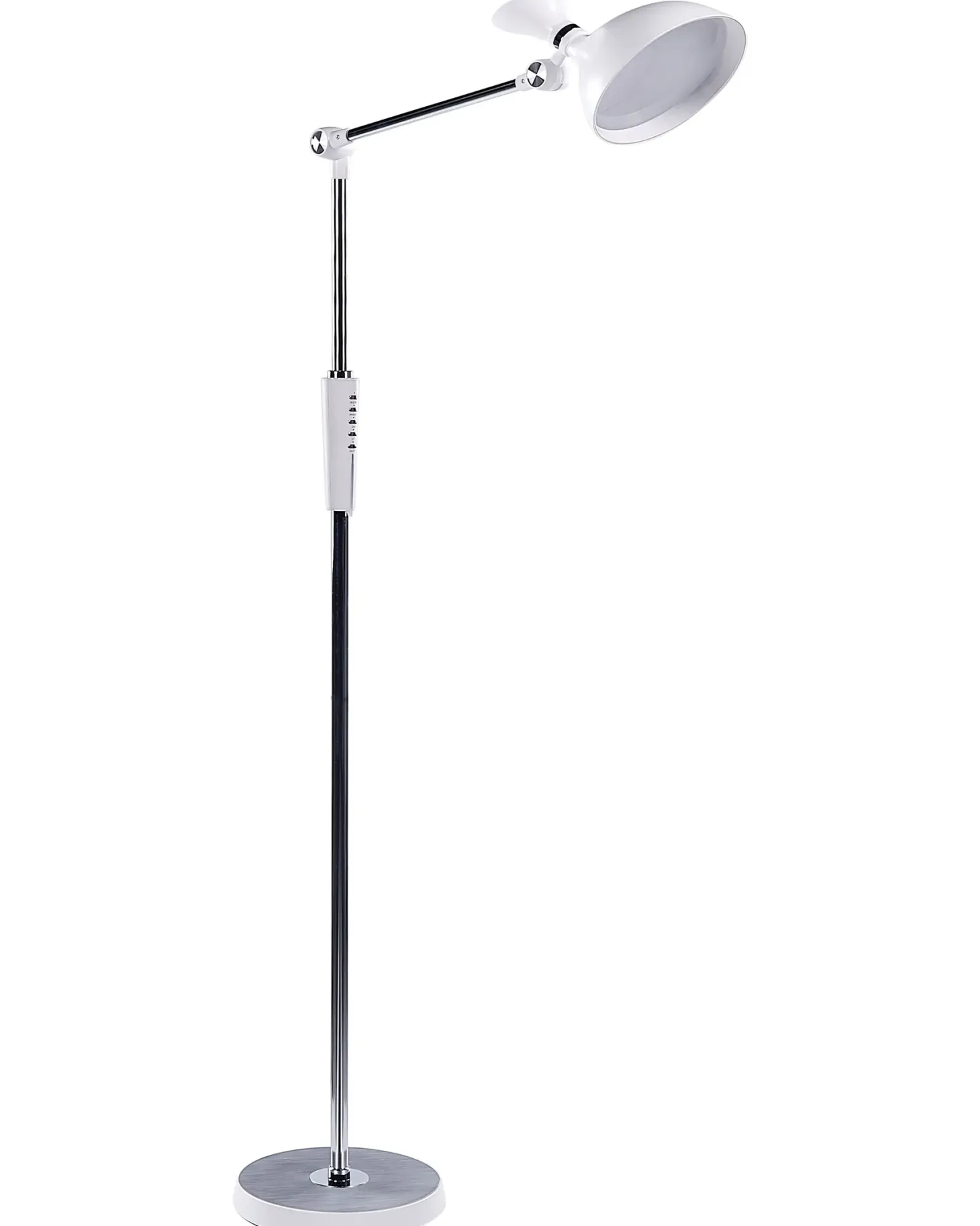 Lampa podłogowa LED ANDROMEDA Ze ściemniaczem Metal Biały